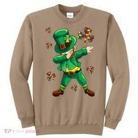 St Patrick's Autism Awareness Puzzle Ribbon Leprechaun IEP Sweatshirt thumb 0