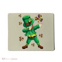St Patrick's Autism Awareness Puzzle Ribbon Leprechaun IEP Mousepad thumb 0