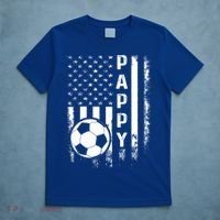 Soccer Pappy American Flag Vintage Christmas Xmas Meaningful Gift T-Shirt thumb 5