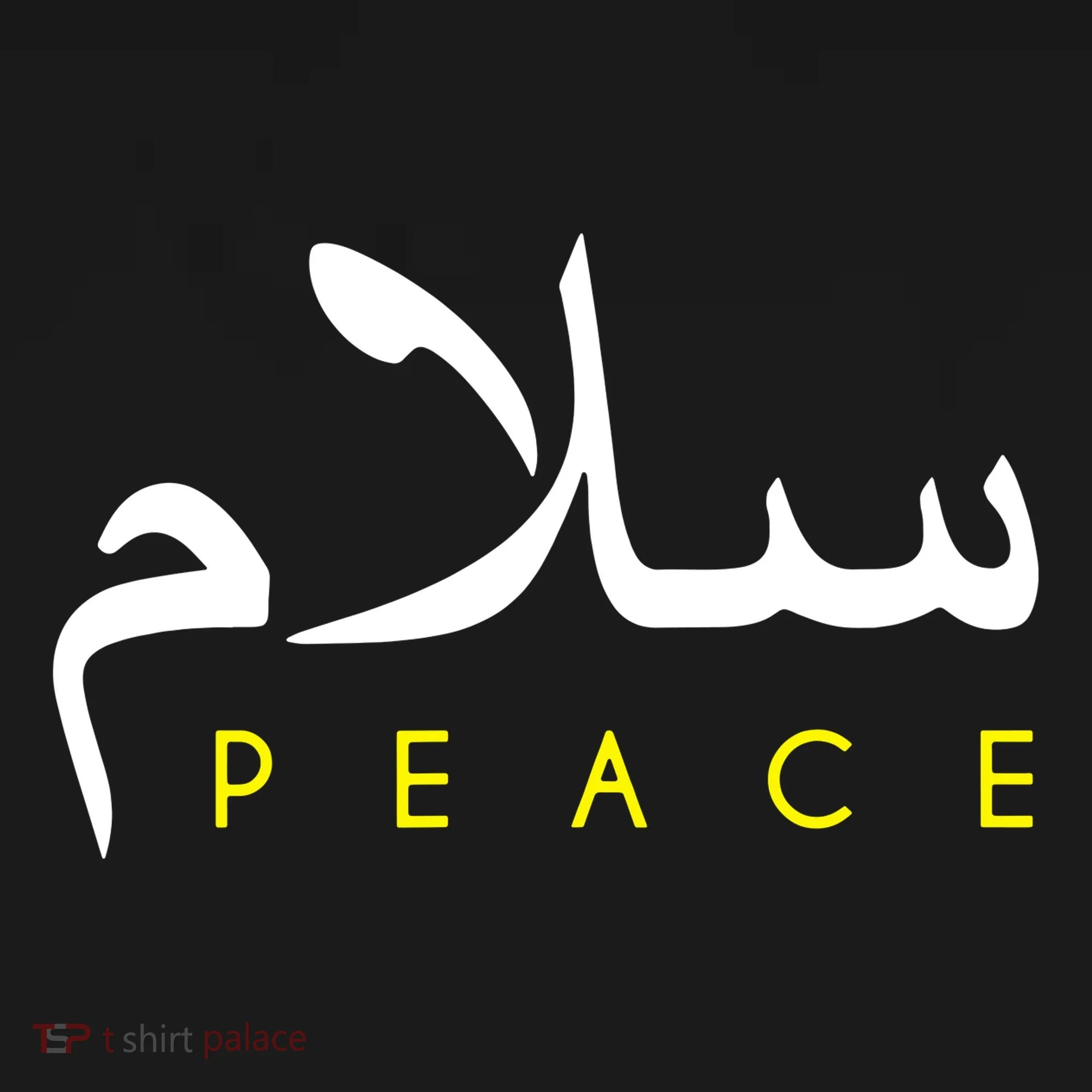 Salam Peace Arabic Calligraphy Hoodie