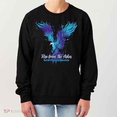 Suicide Prevention Awareness Phoenix Rise From The Ashes Women's Sweatshirt