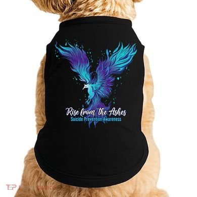 Suicide Prevention Awareness Phoenix Rise From The Ashes Doggie Tank