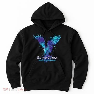 Suicide Prevention Awareness Phoenix Rise From The Ashes Hoodie