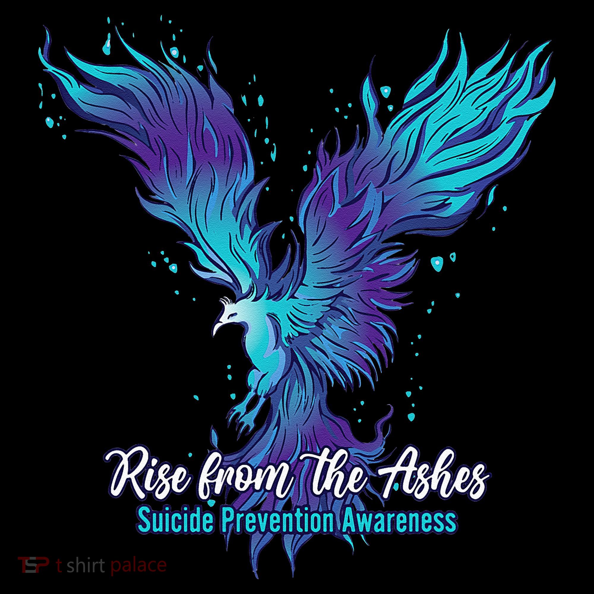 Suicide Prevention Awareness Phoenix Rise From The Ashes Sweatshirt