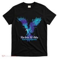 Suicide Prevention Awareness Phoenix Rise From The Ashes T-Shirt thumb 0