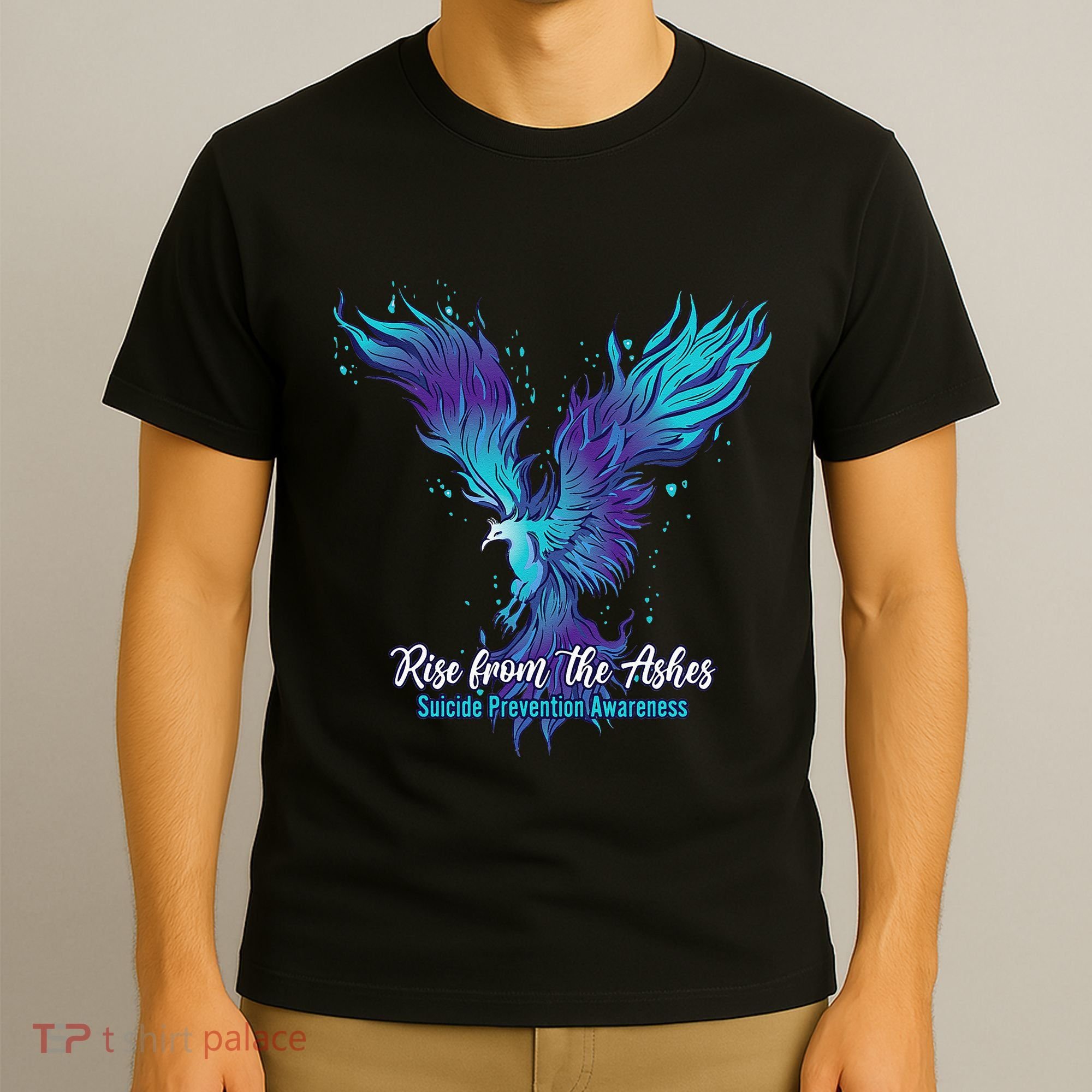 Suicide Prevention Awareness Phoenix Rise From The Ashes T-Shirt