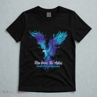 Suicide Prevention Awareness Phoenix Rise From The Ashes T-Shirt thumb 5