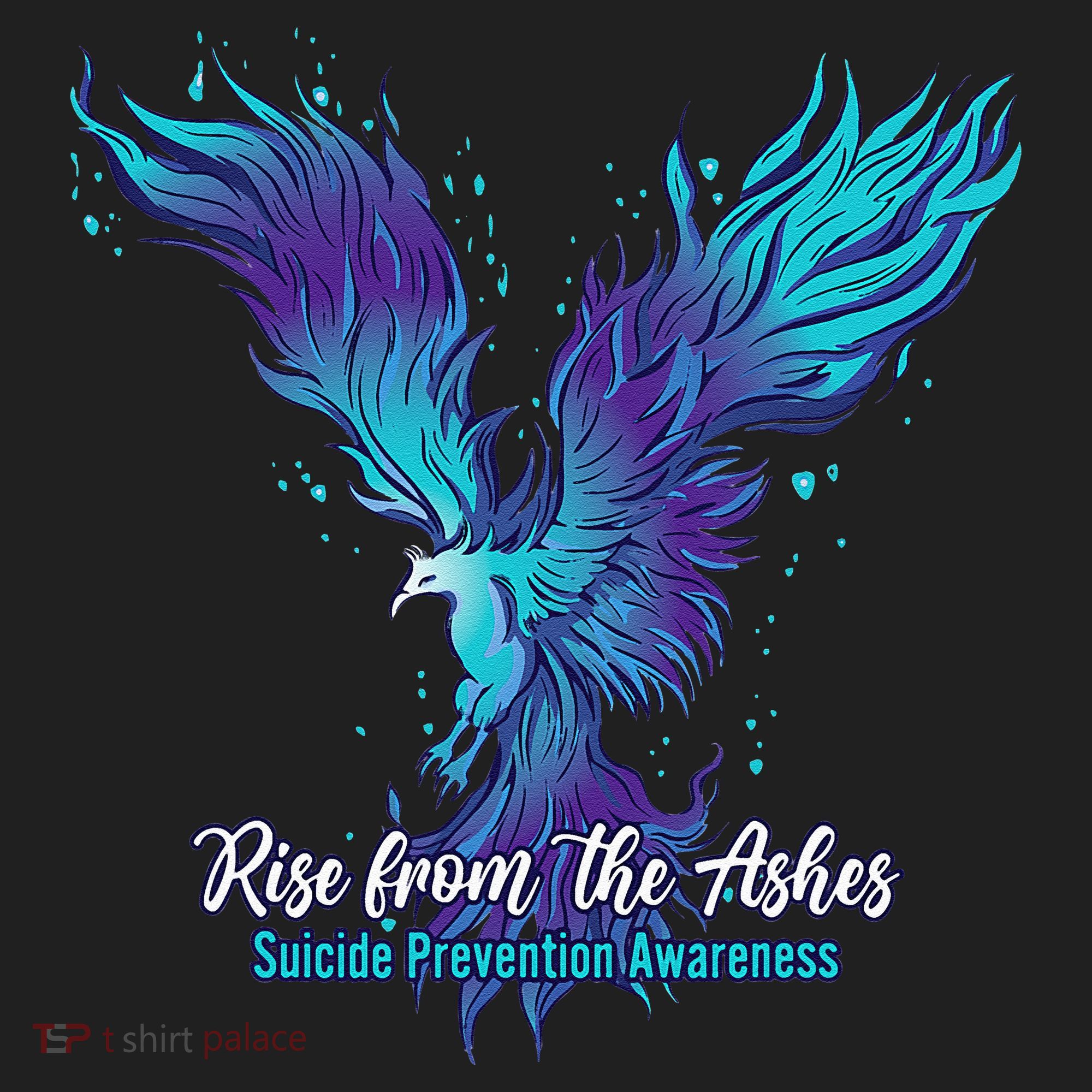 Suicide Prevention Awareness Phoenix Rise From The Ashes Beanie