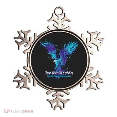 Suicide Prevention Awareness Phoenix Rise From The Ashes Ornament