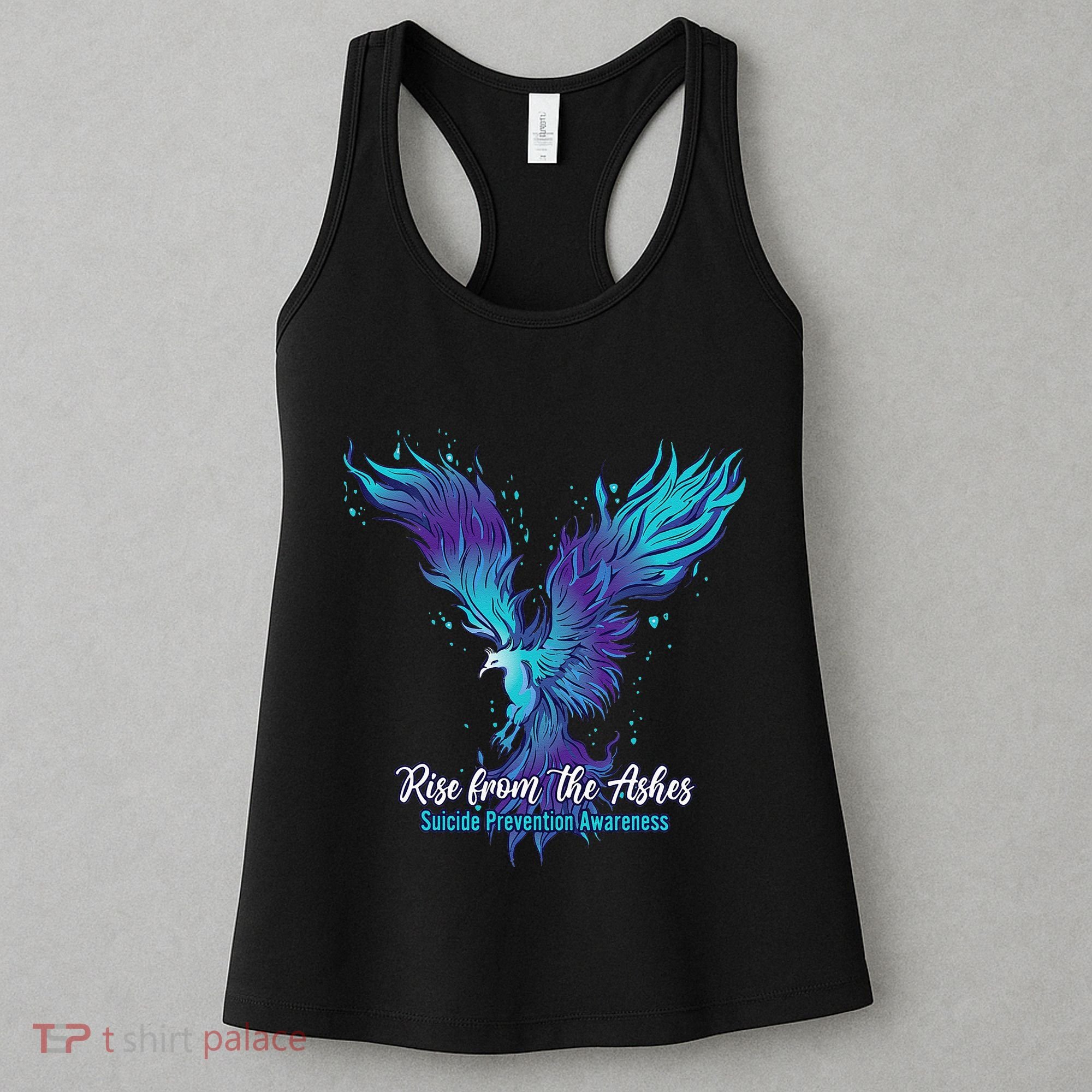 Suicide Prevention Awareness Phoenix Rise From The Ashes Women's Tank Top