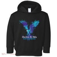 Suicide Prevention Awareness Phoenix Rise From The Ashes Toddler Hoodie thumb 0