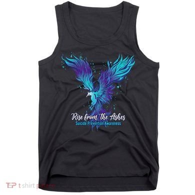 Suicide Prevention Awareness Phoenix Rise From The Ashes Tank Top