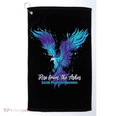 Suicide Prevention Awareness Phoenix Rise From The Ashes Golf Towel