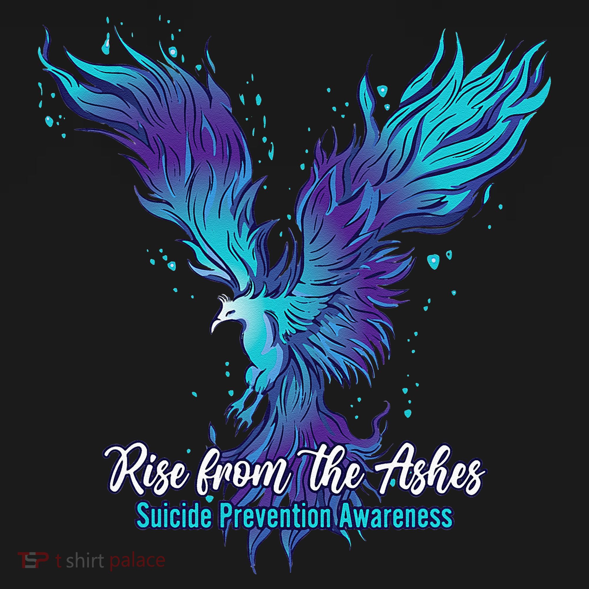 Suicide Prevention Awareness Phoenix Rise From The Ashes Tote Bag