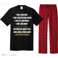 Suicide Prevention Awareness Warrior Quote Pajama Set thumb 0