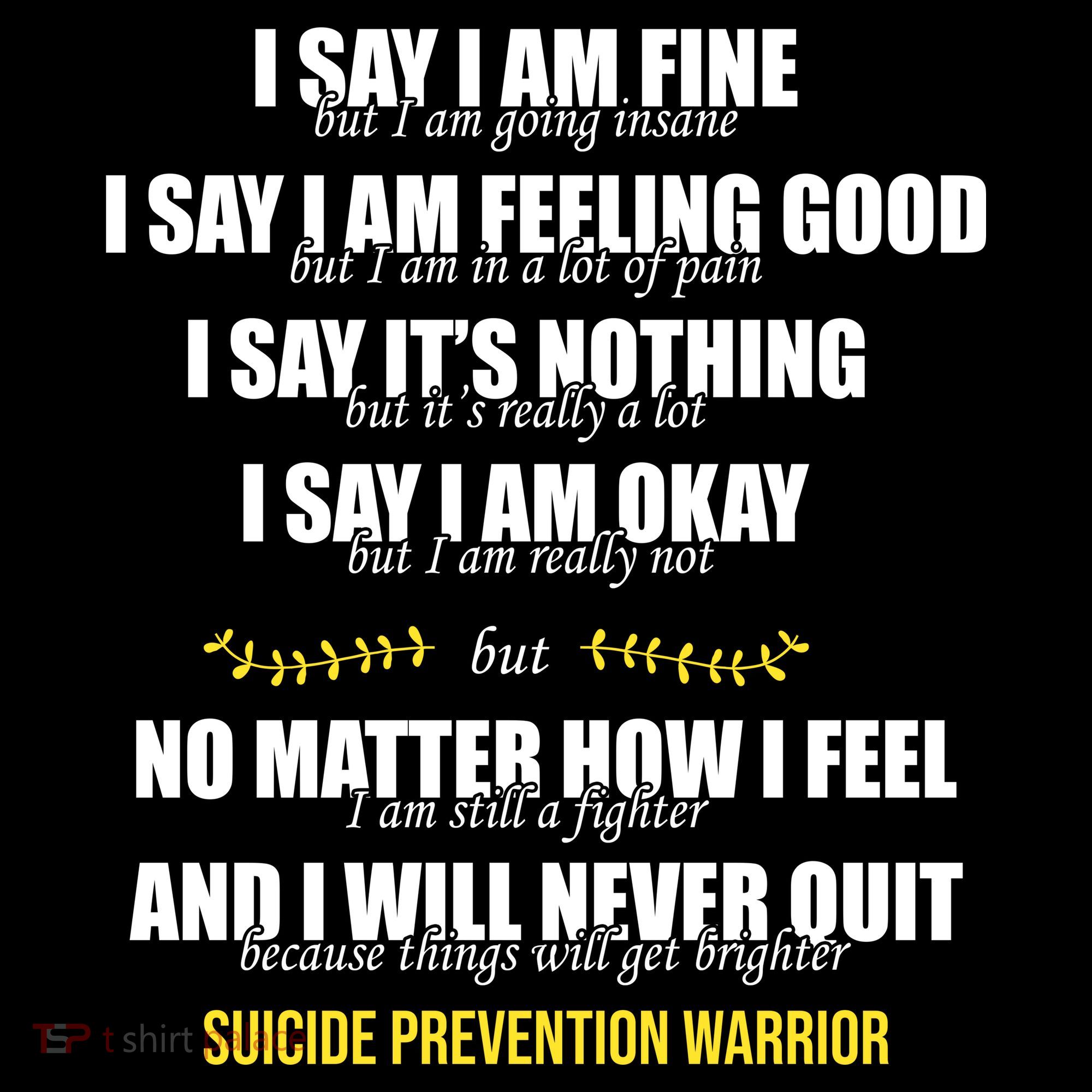 Suicide Prevention Awareness Warrior Quote Women's Tank Top