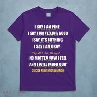Suicide Prevention Awareness Warrior Quote T-Shirt thumb 5