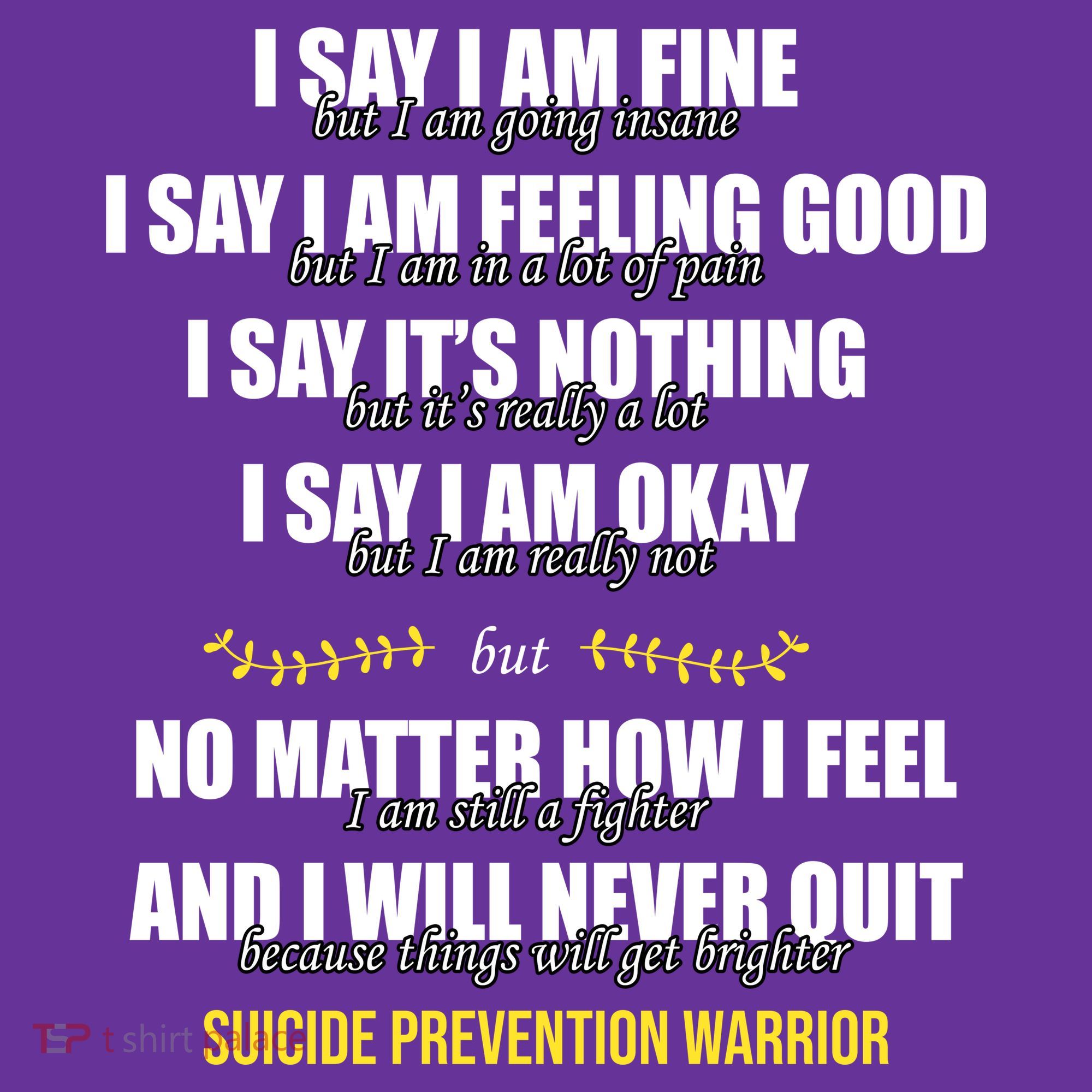 Suicide Prevention Awareness Warrior Quote Kids Hoodie