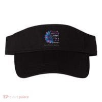 Suicide Prevention Awareness Sunflower Teal & Purple Ribbon Visor thumb 0