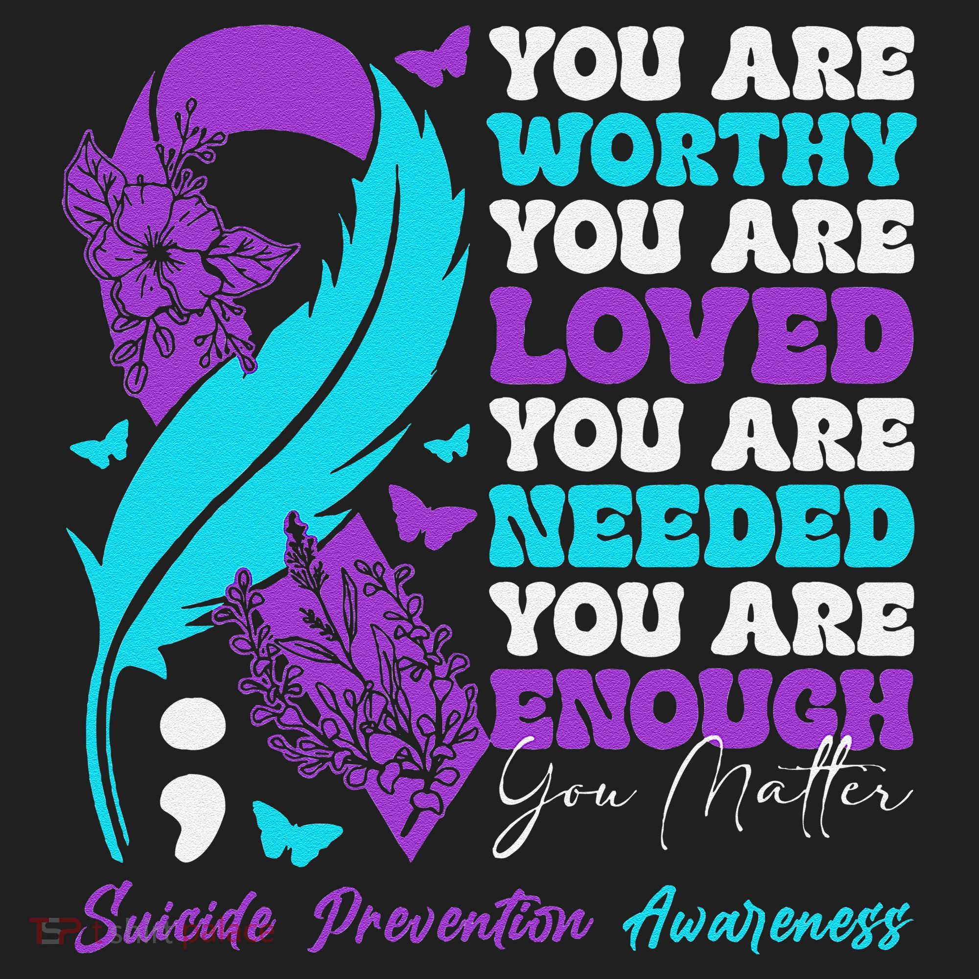 Suicide Prevention Awareness Positive Motivational Support Gift Women's Sweatshirt