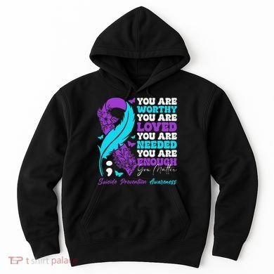 Suicide Prevention Awareness Positive Motivational Support Gift Hoodie