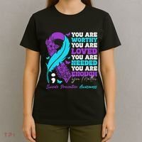 Suicide Prevention Awareness Positive Motivational Support Gift T-Shirt thumb 4
