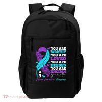 Suicide Prevention Awareness Positive Motivational Support Gift Backpack thumb 0