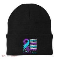 Suicide Prevention Awareness Positive Motivational Support Gift Beanie thumb 0