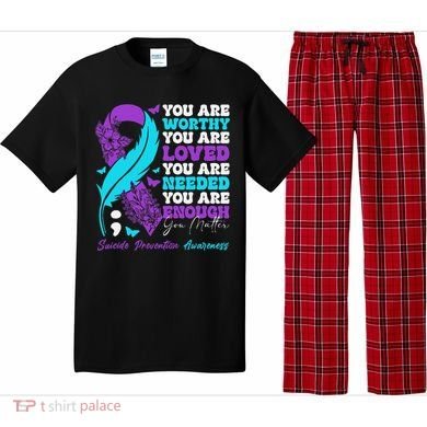 Suicide Prevention Awareness Positive Motivational Support Gift Pajama Set