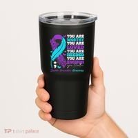 Suicide Prevention Awareness Positive Motivational Support Gift Tumbler thumb 2