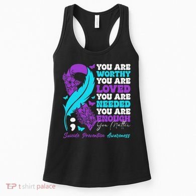 Suicide Prevention Awareness Positive Motivational Support Gift Women's Tank Top