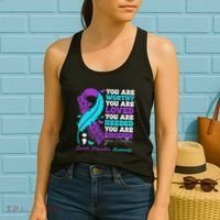 Suicide Prevention Awareness Positive Motivational Support Gift Women's Tank Top thumb 2