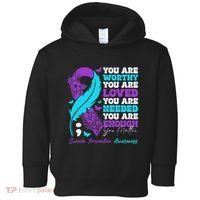 Suicide Prevention Awareness Positive Motivational Support Gift Toddler Hoodie thumb 0