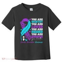 Suicide Prevention Awareness Positive Motivational Support Gift Toddler T-Shirt thumb 0