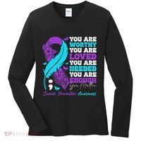 Suicide Prevention Awareness Positive Motivational Support Gift Women's Long Sleeve Shirt thumb 0