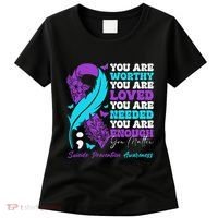 Suicide Prevention Awareness Positive Motivational Support Gift Women's T-Shirt thumb 0