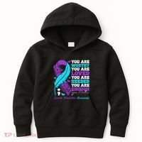 Suicide Prevention Awareness Positive Motivational Support Gift Kids Hoodie thumb 0