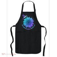 Suicide Prevention Awareness Hummingbird Flower Apron thumb 0