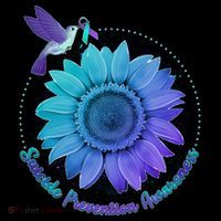 Suicide Prevention Awareness Hummingbird Flower Coffee Mug thumb 5