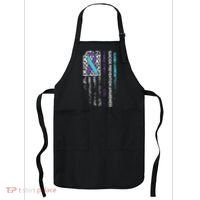 Suicide Prevention Awareness Ribbon American Flag Apron thumb 0