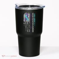 Suicide Prevention Awareness Ribbon American Flag Tumbler thumb 0
