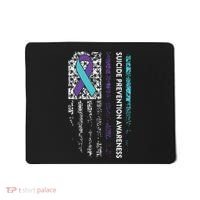 Suicide Prevention Awareness Ribbon American Flag Mousepad thumb 0