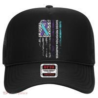 Suicide Prevention Awareness Ribbon American Flag Hat thumb 0