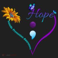 Suicide Prevention Awareness Floral Heart Beanie thumb 2