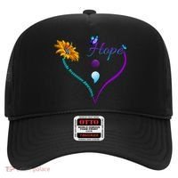 Suicide Prevention Awareness Floral Heart Hat thumb 0