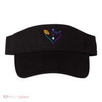 Suicide Prevention Awareness Floral Heart Visor thumb 0