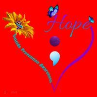 Suicide Prevention Awareness Floral Heart Santa Hat thumb 1