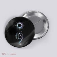 Suicide Prevention Awareness Choose Life Semicolon Gothic Button thumb 0