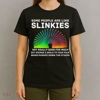Some People Are Like Slinkies Funny Sarcastic  T-Shirt thumb 4