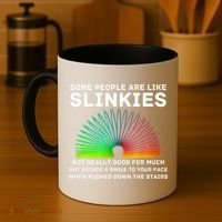 Some People Are Like Slinkies Funny Sarcastic  Coffee Mug thumb 4